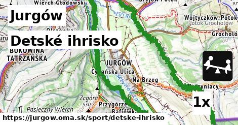 detské ihrisko v Jurgów