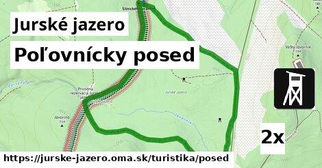 Poľovnícky posed, Jurské jazero