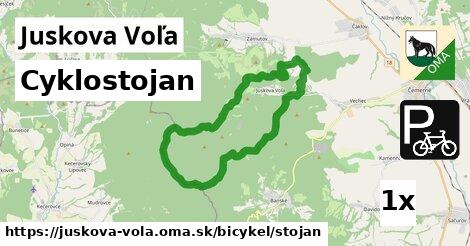 Cyklostojan, Juskova Voľa