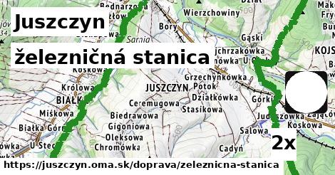 železničná stanica v Juszczyn