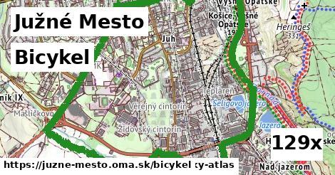 bicykel v Južné Mesto