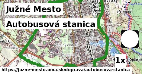 autobusová stanica v Južné Mesto