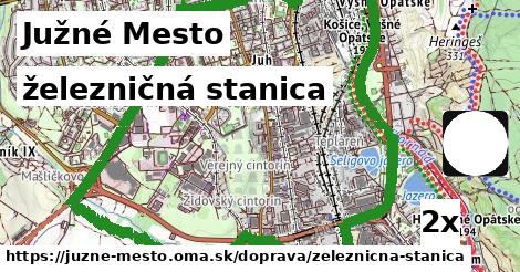 železničná stanica, Južné Mesto