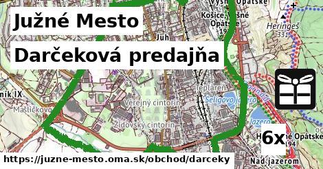 Darčeková predajňa, Južné Mesto