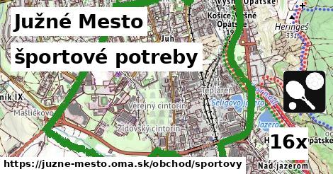 športové potreby v Južné Mesto