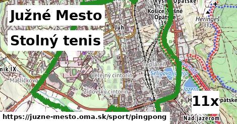 Stolný tenis, Južné Mesto