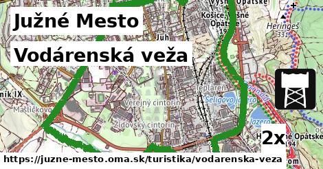 vodárenská veža v Južné Mesto