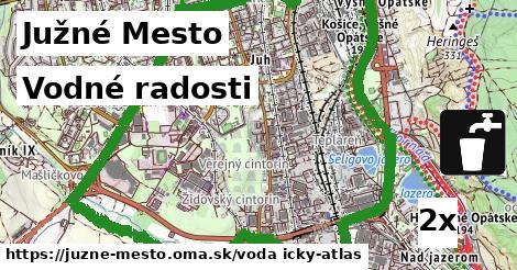 vodné radosti v Južné Mesto