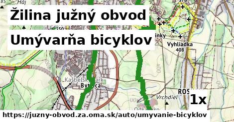 Umývarňa bicyklov, Žilina južný obvod