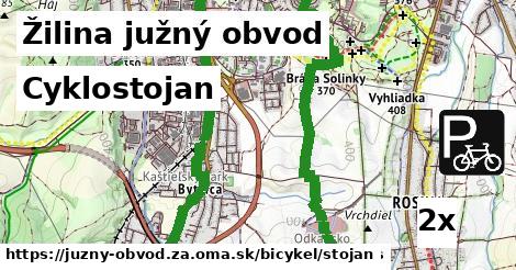 Cyklostojan, Žilina južný obvod