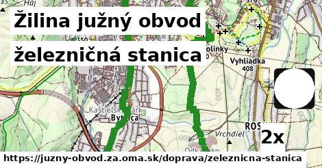 železničná stanica, Žilina južný obvod