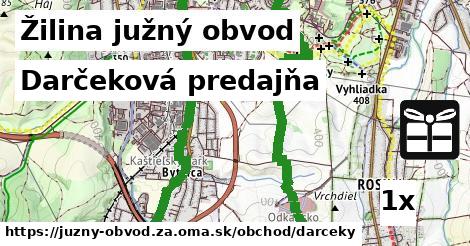 Darčeková predajňa, Žilina južný obvod