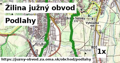 Podlahy, Žilina južný obvod