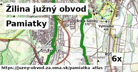 pamiatky v Žilina južný obvod