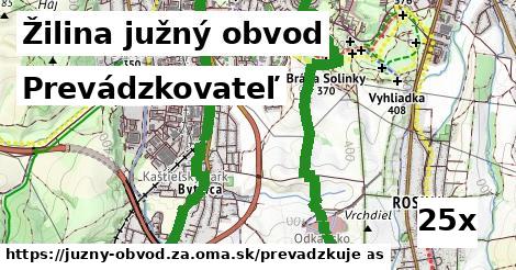 prevádzkovateľ v Žilina južný obvod