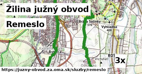 Remeslo, Žilina južný obvod