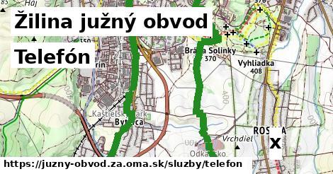 Telefón, Žilina južný obvod