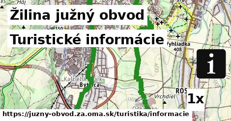 Turistické informácie, Žilina južný obvod