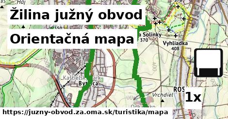 Orientačná mapa, Žilina južný obvod