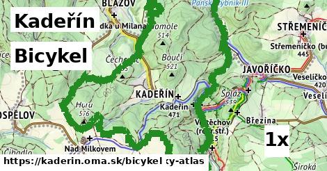 bicykel v Kadeřín