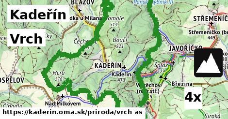 vrch v Kadeřín