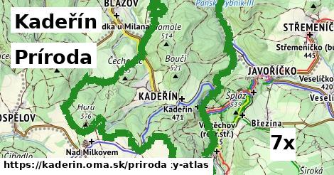 príroda v Kadeřín