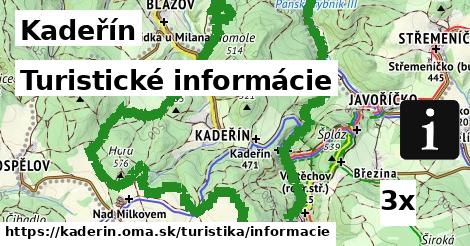 Turistické informácie, Kadeřín