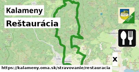 Reštaurácia, Kalameny