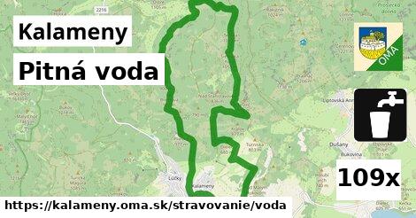 Pitná voda, Kalameny