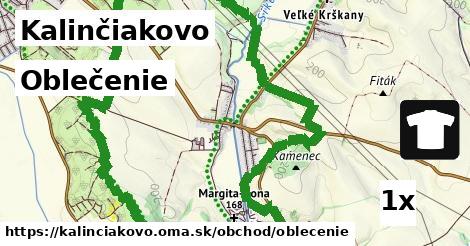 Oblečenie, Kalinčiakovo