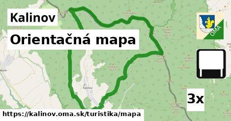 Orientačná mapa, Kalinov