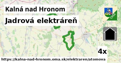 jadrová elektráreň v Kalná nad Hronom