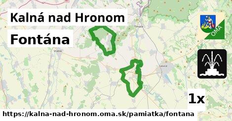 Fontána, Kalná nad Hronom