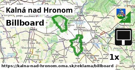 billboard v Kalná nad Hronom