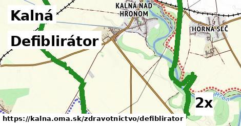defiblirátor v Kalná