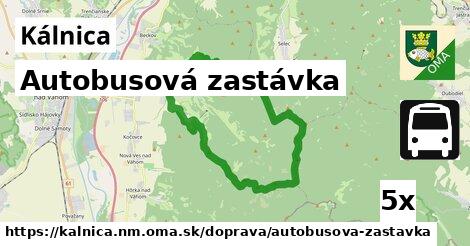 Autobusová zastávka, Kálnica