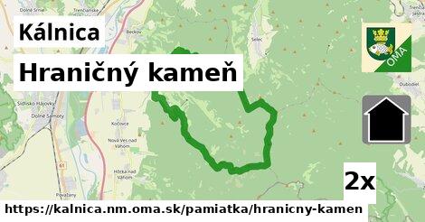 Hraničný kameň, Kálnica