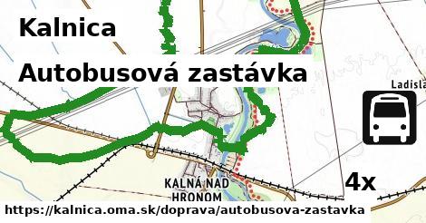 Autobusová zastávka, Kalnica