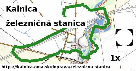 železničná stanica, Kalnica