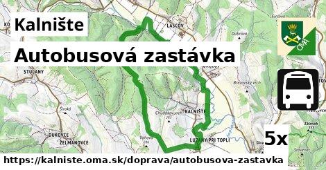 Autobusová zastávka, Kalnište