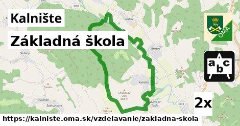 Základná škola, Kalnište