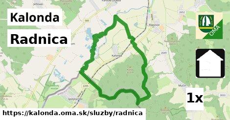 Radnica, Kalonda