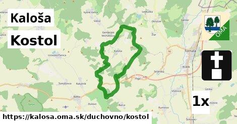 Kostol, Kaloša