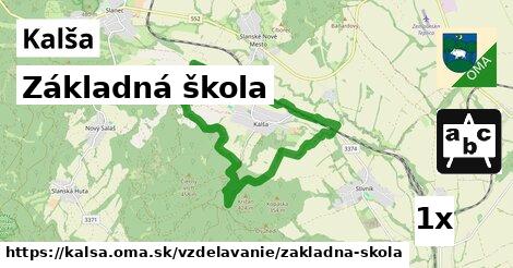 Základná škola, Kalša