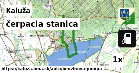 čerpacia stanica, Kaluža
