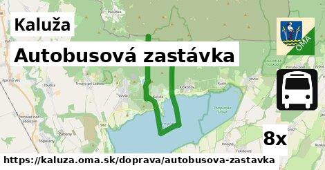 Autobusová zastávka, Kaluža