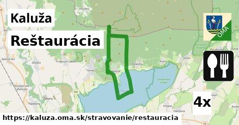 Reštaurácia, Kaluža