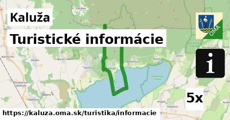 Turistické informácie, Kaluža