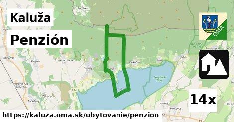 Penzión, Kaluža