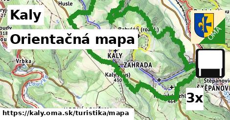 Orientačná mapa, Kaly